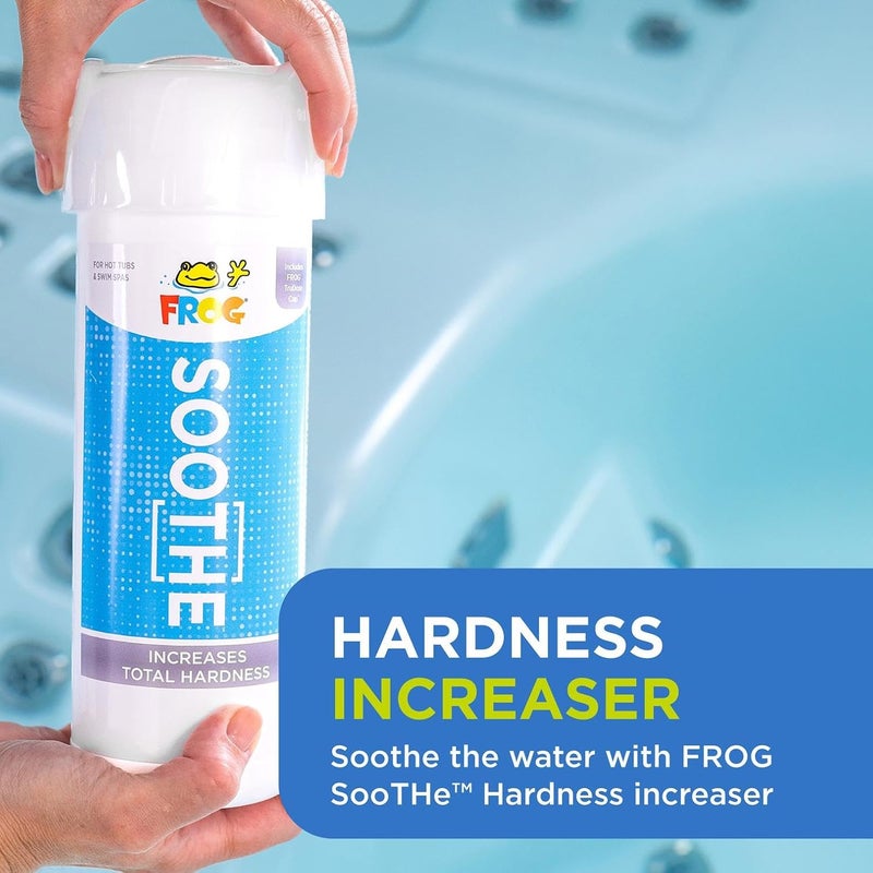 Frog Soothe Calcium Total Hardness Increaser for Hot Tubs and Swim Spas - 2 lb Bottle with TruDose Measuring Cap for Easy Maintenance & Balancing - 1 Pack - Image 4